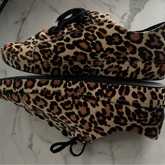 Joie calf skin leopard print shoes in excellent used condition size EU40/US10 - Picture 3 of 7
